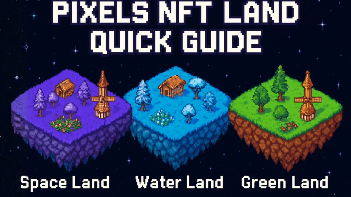 🧭 Thinking About Buying a <a href="/pixels_online/">Pixels</a> NFT Land?

<a href="/lizzylizzysims/">Lizzy Sims | Pals</a> question — “What criteria would you look at when choosing land?” — inspired this breakdown for anyone exploring land ownership!

🏡 Perks You Get as a Land Owner (All Land Types)

Owning any NFT land comes with