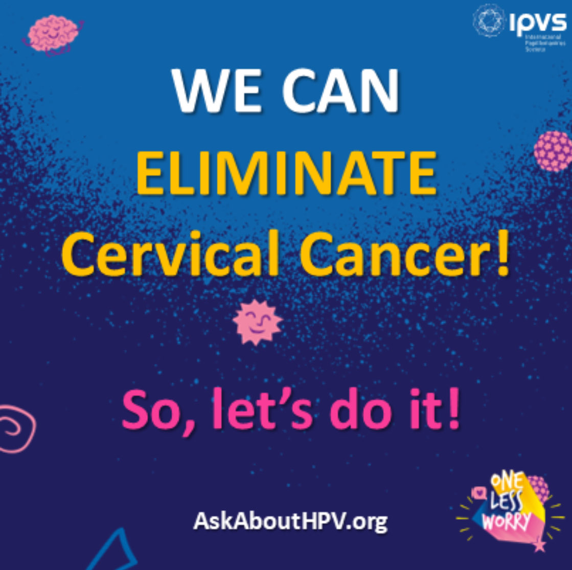 Today is World #CervicalCancerEliminationDay. We can prevent and eventually eliminate cervical cancer through #HPVvaccination, #screening and timely #treatment. Let's save lives and make #cervicalcancer a disease of the past! bit.ly/3IBCapI <a href="/WHO/">World Health Organization (WHO)</a> <a href="/IPVSociety/">IPVS - International Papillomavirus Society</a>