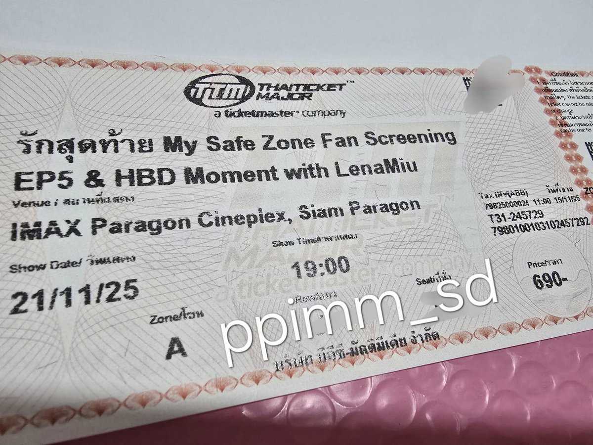 pimpim_sd's tweet photo. Finally got it .... C u soonnn :💗)
#LenaMiu #ลีน่าหมิว #miuna #MySafeZoneSeries https://t.co/mD3bDcV9jc