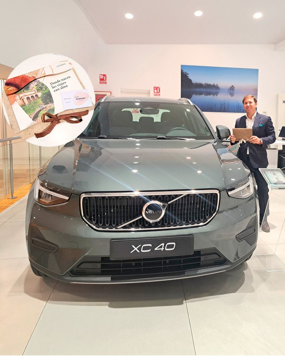 battinver's tweet photo. ¡Tenemos ganador del sorteo del Salón Battinver del Volvo XC40! 

Enhorabuena Thays Zapatero: disfruta del Volvo XC40 y tu fin de semana con cena gourmet.

¡Gracias a todos por participar! Seguiremos creando experiencias que van más allá de conducir. https://t.co/Zpky4jDtHm
