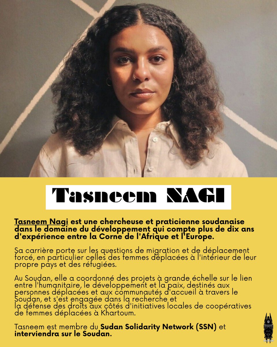 🟠 SOLD OUT SOON
Congo-Palestine-Soudan: Nos luttes se rejoignent.

🔥 À l'occasion de la Journée internationale pour l’élimination des violences faites aux femmes, on vous a concocté un panel du feu de déesse.

✊️ A samedi ! 

eventbrite.be/e/conference-l…
