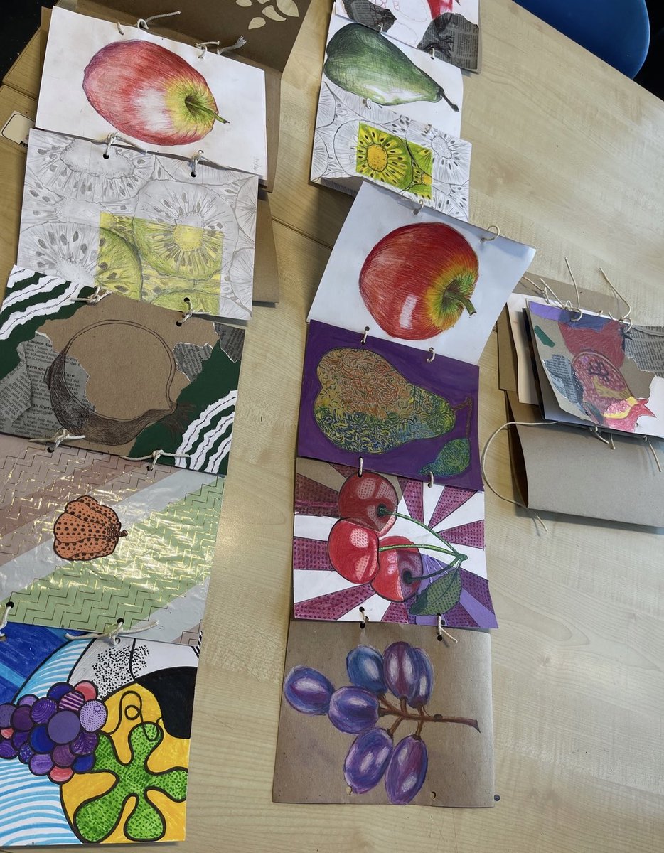 Mr Macintyre’s S3 class are almost finished their mixed media unit. Some fabulous work produced⭐️🎨<a href="/stbenedictsren/">St Benedict's High School</a>