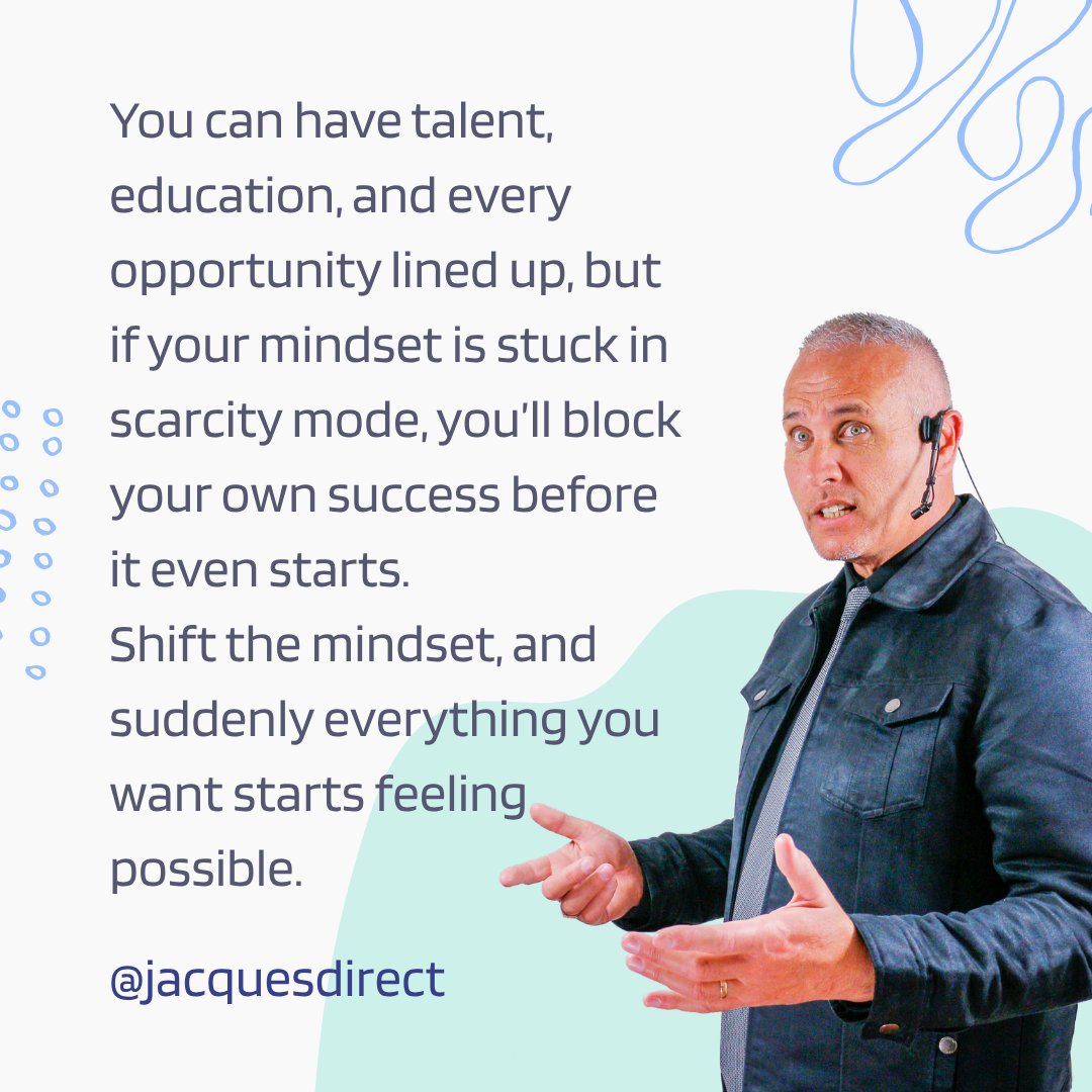 JacquesDirect's tweet image. Change this one thing in your mind, and your whole life changes…