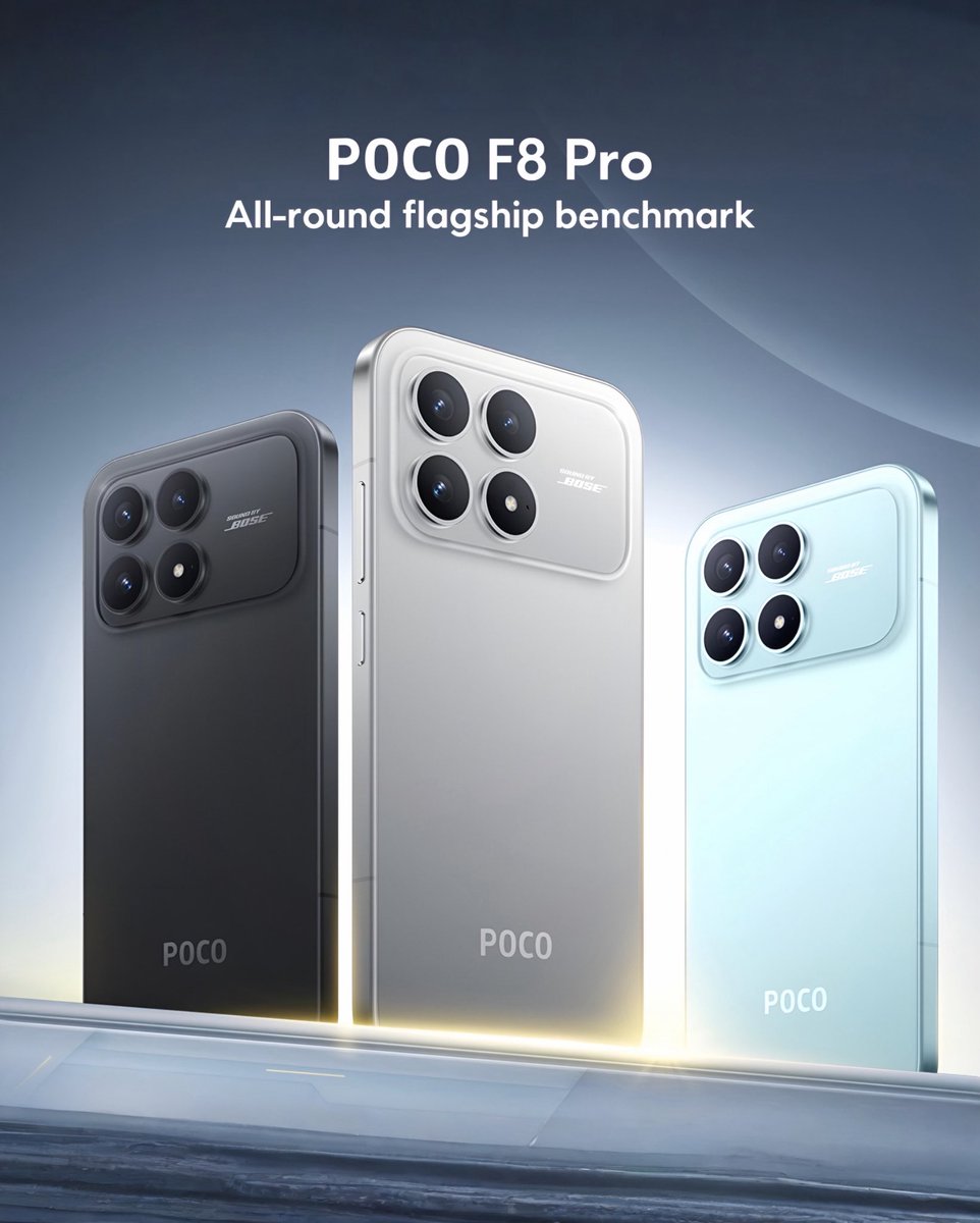 MikyAncona's tweet image. Il futuro del flagship killer è dietro l’angolo: la nuova serie POCO F8 (Pro &amp;amp; Ultra) svela teaser e specifiche da urlo prima del lancio globale 🔥 #mikyancona #mikyanconatech 
#POCOF8 #POCO #smartphone #technews #flagshipkiller #Snapdragon8Elite @poco_italia