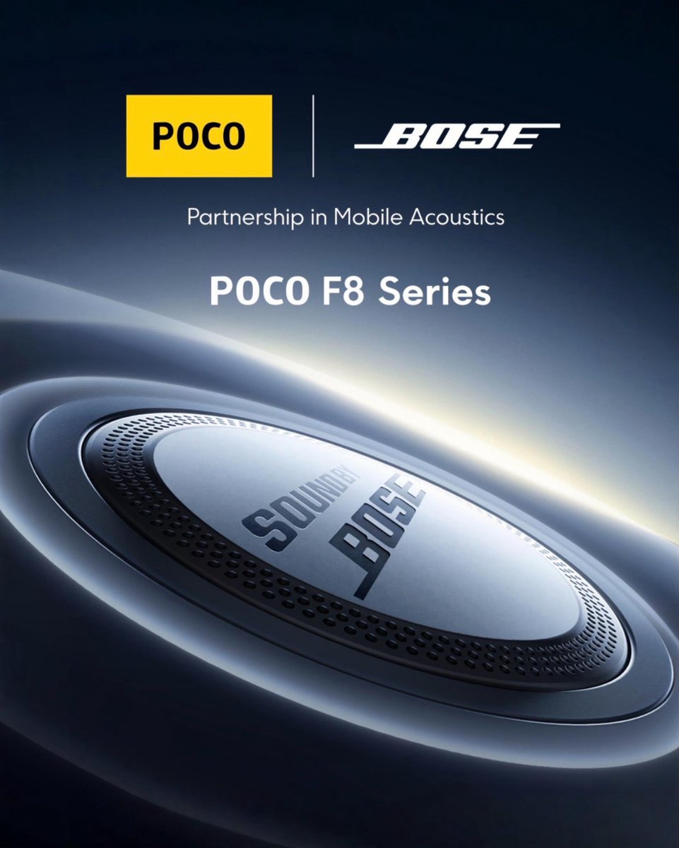 MikyAncona's tweet image. Il futuro del flagship killer è dietro l’angolo: la nuova serie POCO F8 (Pro &amp;amp; Ultra) svela teaser e specifiche da urlo prima del lancio globale 🔥 #mikyancona #mikyanconatech 
#POCOF8 #POCO #smartphone #technews #flagshipkiller #Snapdragon8Elite @poco_italia