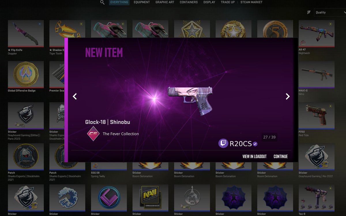 R20_cs's tweet image. Giveaway - Glock Shinobu 💜

Follow, repost &amp;amp; comment to enter!  

More entries Live now on Twitch/R20cs