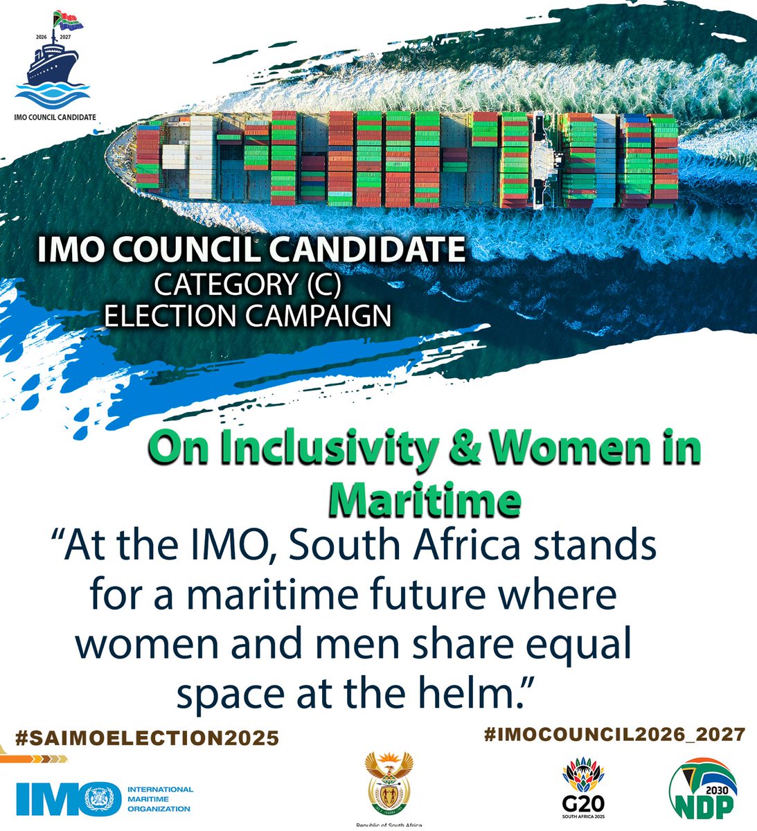 Dotransport's tweet image. IMO COUNCIL CANDIDATE CATEGORY C ELECTION CAMPAIGN 

#SAIMOELECTION2025

@DIRCO_ZA 
@GovernmentZA 
@MkhulekoHlengwa