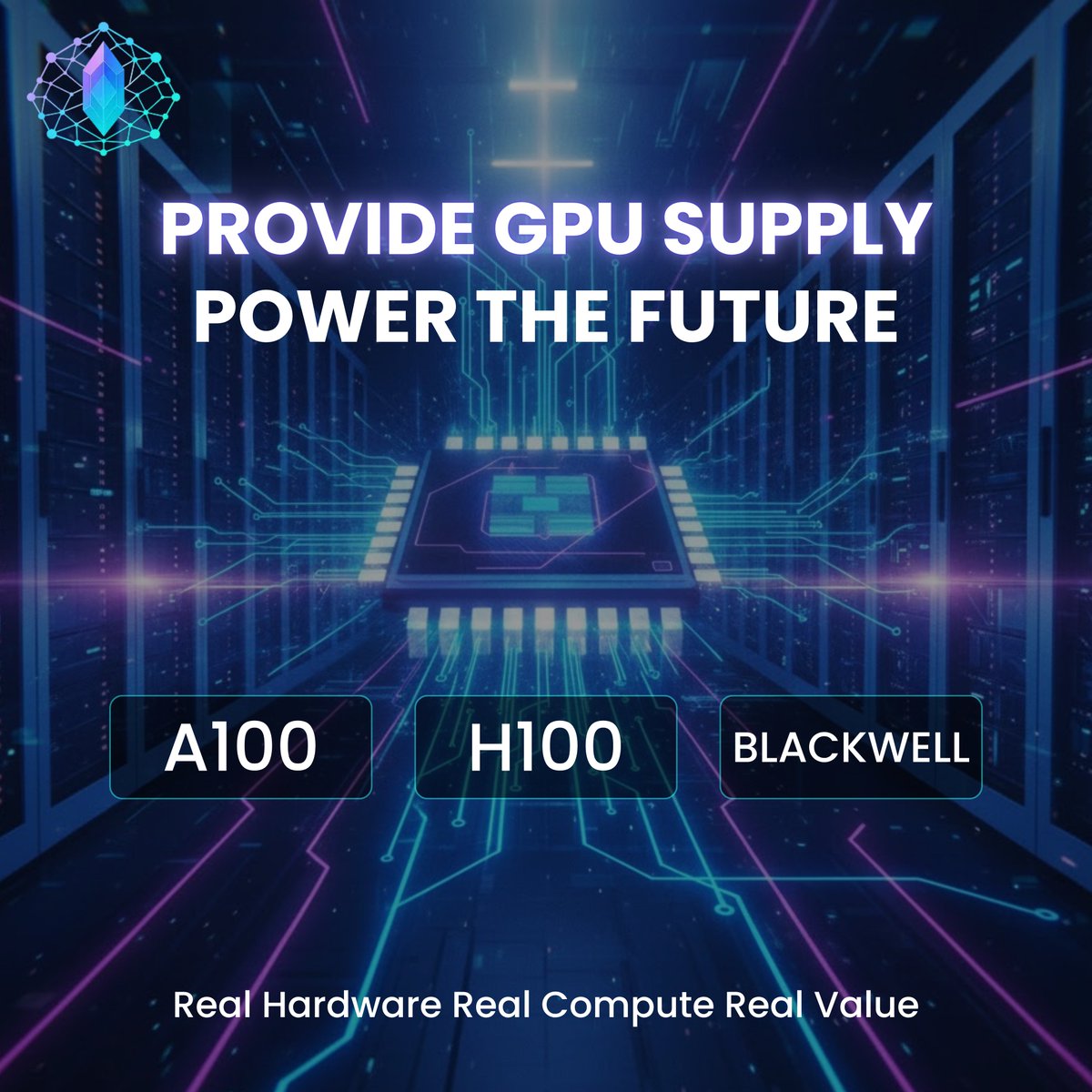 EverXNode's tweet image. Demand the best. Get Real Compute.

Access the ultimate GPU supply: A100, H100, and Blackwell.

Power the future of your AI projects. 👇

#NVIDIA #DeepLearning #RealValue #FutureOfCompute