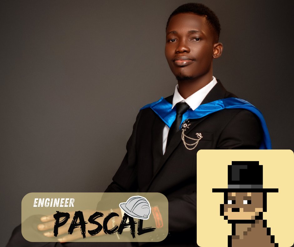 PascalmetaX's tweet image. Hello Hello, GM.

Allow me to re-introduce to you, Engr. (GMNSE) Pascal.👷✨