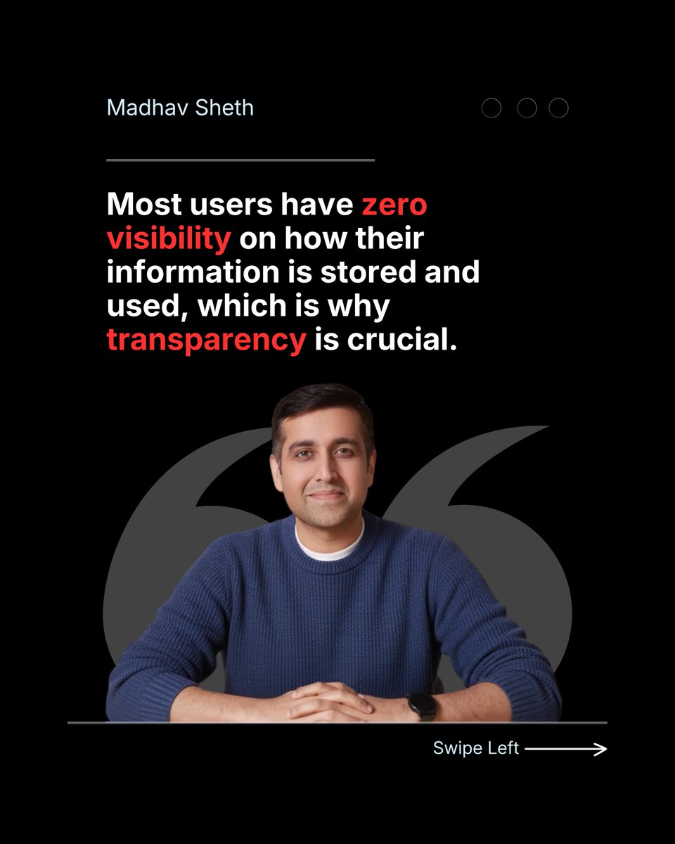 MadhavSheth1's tweet image. Don’t give up more than you realise online.

#NxtQuantumOS #AiPlusSmartphone #DigitalTransparency #TechForAll #DigitalInclusion