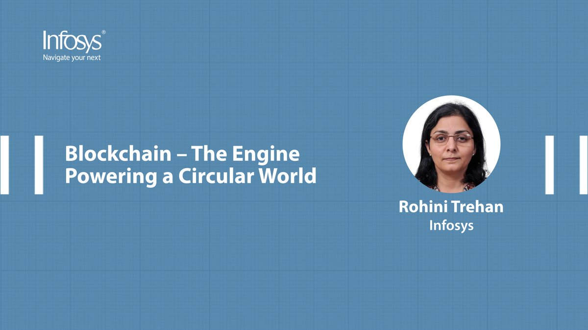 Infosys's tweet image. Blockchain technology is emerging as a game-changer for building a transparent, trusted, and truly circular economy. Read the article by Rohini Trehan from Infosys to understand why #blockchain is the backbone of a circular economy. bit.ly/3WRbGbe

#InfosysBlockchain…
