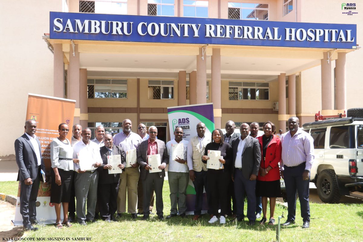We’ve signed an MOU for the Kaleidoscope Project at Samburu County Referral Hospital, a big step toward reclaiming SRHR, including safe abortion access, through system strengthening with Samburu County, TICAH, ADS Nyanza, KMET &amp; Zamara Foundation

#SRHR 
#Kaleidoscope
#adsnyanza