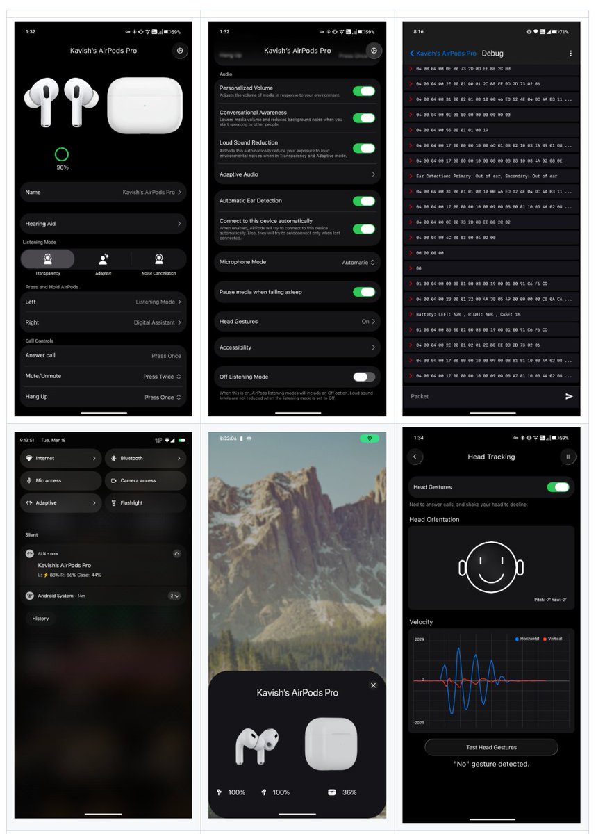 買了蘋果AirPods 耳機,卻想著在安卓手機使用,結果發現降噪切換、入耳偵測等功能不能用。
今天在HackerNews 社群上,看到一個能完美解決這問題的開源工具:LibrePods。
實現突破蘋果生態的封鎖,在非蘋果設備如Andro