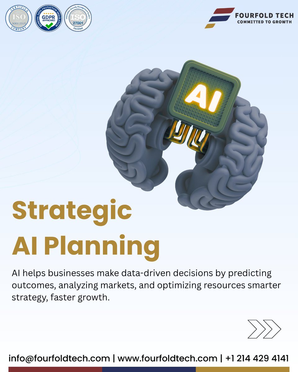FourfoldTech's tweet image. AI in Business 2026: 5 Game-Changing Trends

#AITrends2026 #DigitalTransformation #BusinessGrowth #ArtificialIntelligence #Automation #PredictiveAnalytics #Innovation #FutureReady #FourfoldTech #SmarterGrowth