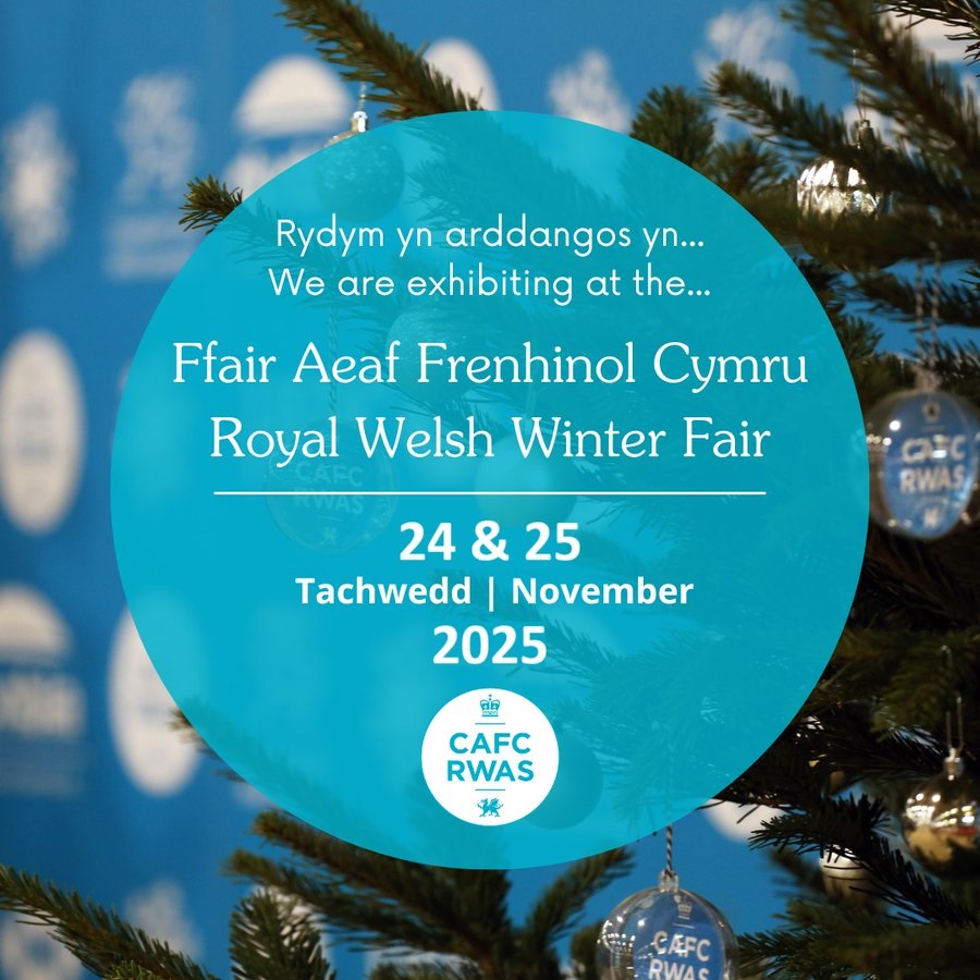 CXCSltd's tweet image. 🌟We’re exhibiting at the Royal Welsh Winter Fair!

Find us on Stand 153 for expert guidance on SFS, BPS, compliance, inspections, and Welsh rural grants.

Ernie &amp;amp; Ellie from our Stewardship &amp;amp; Grants team will be there to help.

🎟️ Tickets: rwas.ticketsrv.co.uk/tickets/Winter…

See you there!