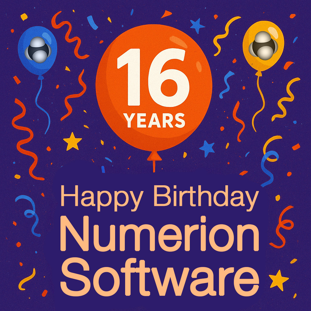 Congratulations to everyone at Team Numerion for another great year.
We're excited for what's to come. Lots of cutting-edge R&amp;D going on right now. It's going to be a thrilling year.
Also, a very big Thank You to all of our customers across the globe for their continued support.