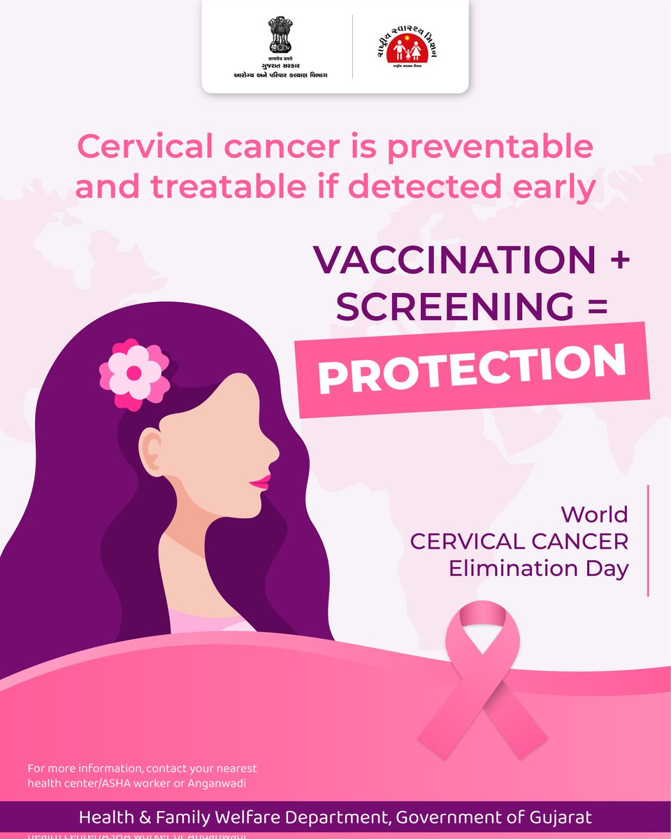 Early Detection Saves Lives....

#cancerprevention
#cancerawareness
#spreadawareness
#savelife
#gog
#healthdepartment
#savelife
#humanity
#gujarat
#lifeafterlife
#India 

<a href="/CMOGuj/">CMO Gujarat</a>