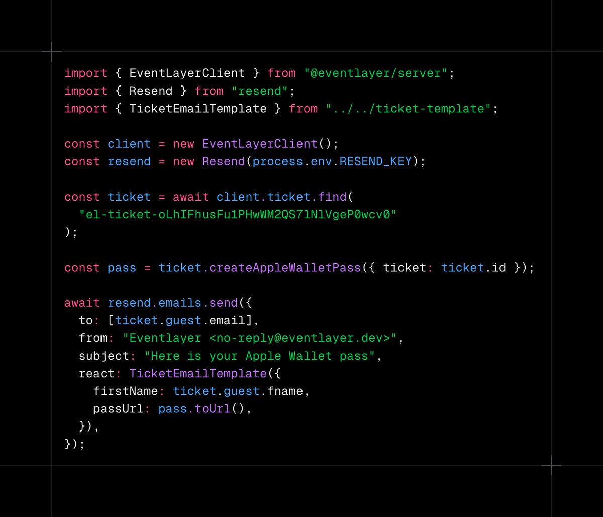 mike__builds's tweet image. Create Apple Wallet passes for your event tickets in less than two minutes, and send them via @resend.