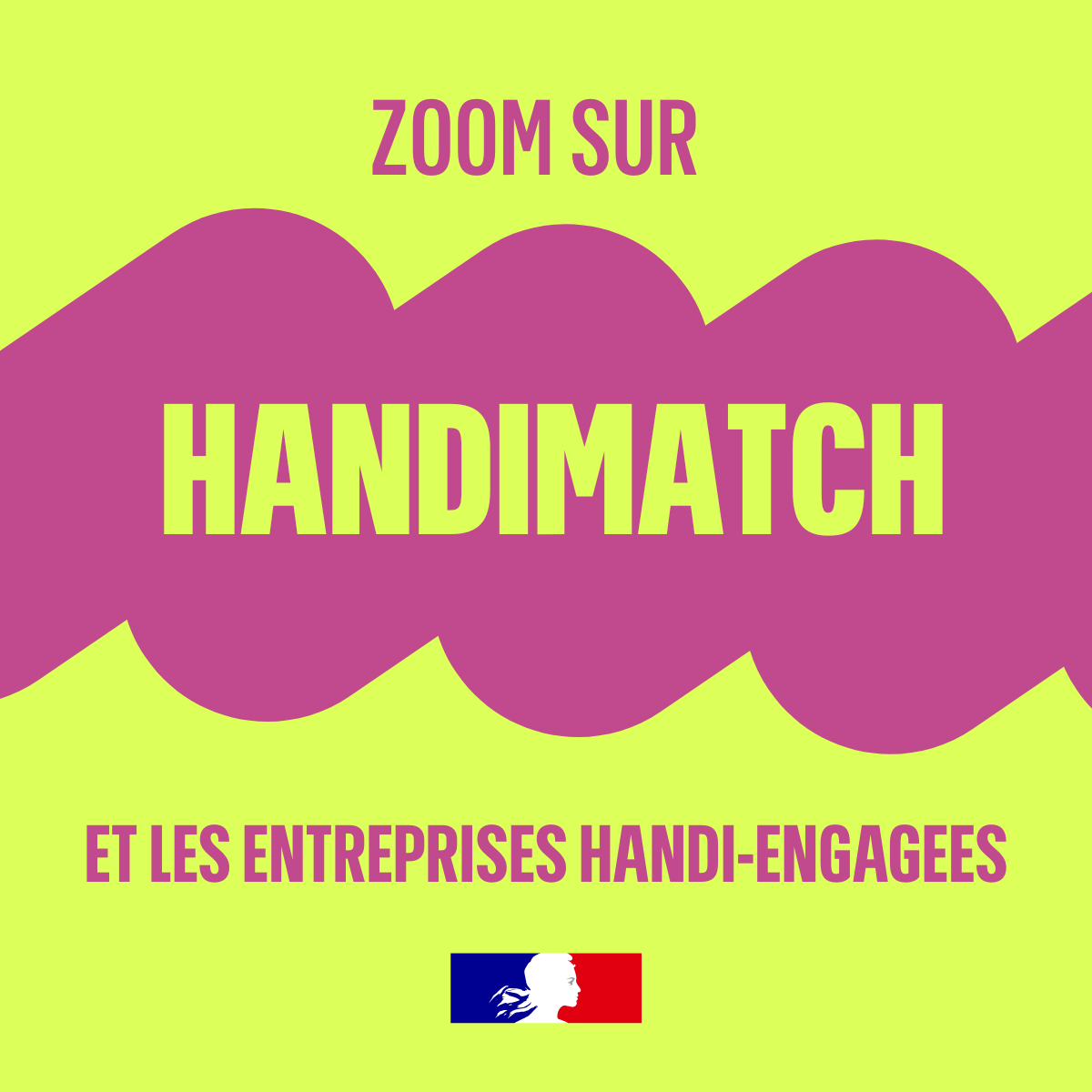 Solidarite_gouv's tweet photo. #SEEPH2025 | France Travail et Cap emploi lancent une nouvelle solution pour simplifier la mise en relation entre les demandeurs d’emploi en situation de handicap et les employeurs inclusifs : Handimatch.

💼 Côté employeur : un filtre sur https://t.co/iUNiqivFox
 permet d’identifier les profils de candidats ayant les compétences recherchées et ayant choisi d’indiquer leur situation de handicap.

🙌 Côté candidat : une pastille signale les offres publiées par des entreprises « handi-engagées » pour postuler en toute confiance !

💡 Résultat : une mise en relation plus rapide, des recrutements plus inclusifs et des entreprises qui valorisent leurs engagements.

🔎 Pour en savoir plus : https://t.co/YbhNfw0f3s