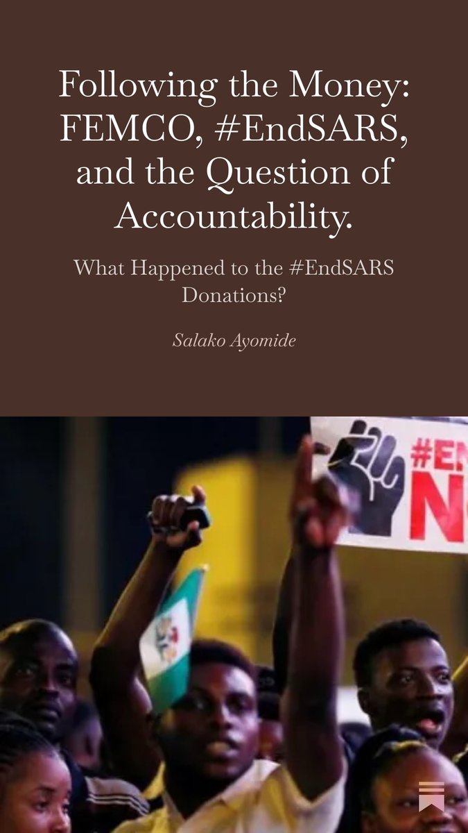 UnkleAyo's tweet image. Five years later, we are still seeking accountability &amp;amp; an actual audit of #EndSARS donations, which raised over 8 BTC.

The group of women includes Piggyvest Cofounder and an AriseTV presenter.

I wrote an article following the Money: FEMCO, #EndSARS.

open.substack.com/pub/unkleayo/p…