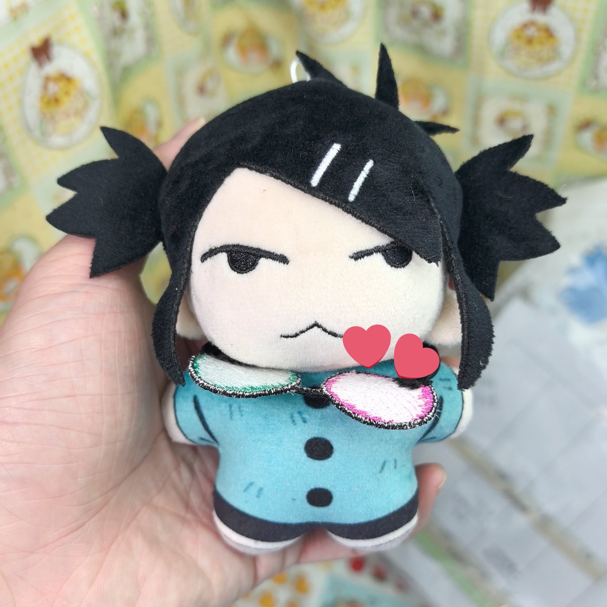 Her glasses must be fixed! Rounder! But here she is