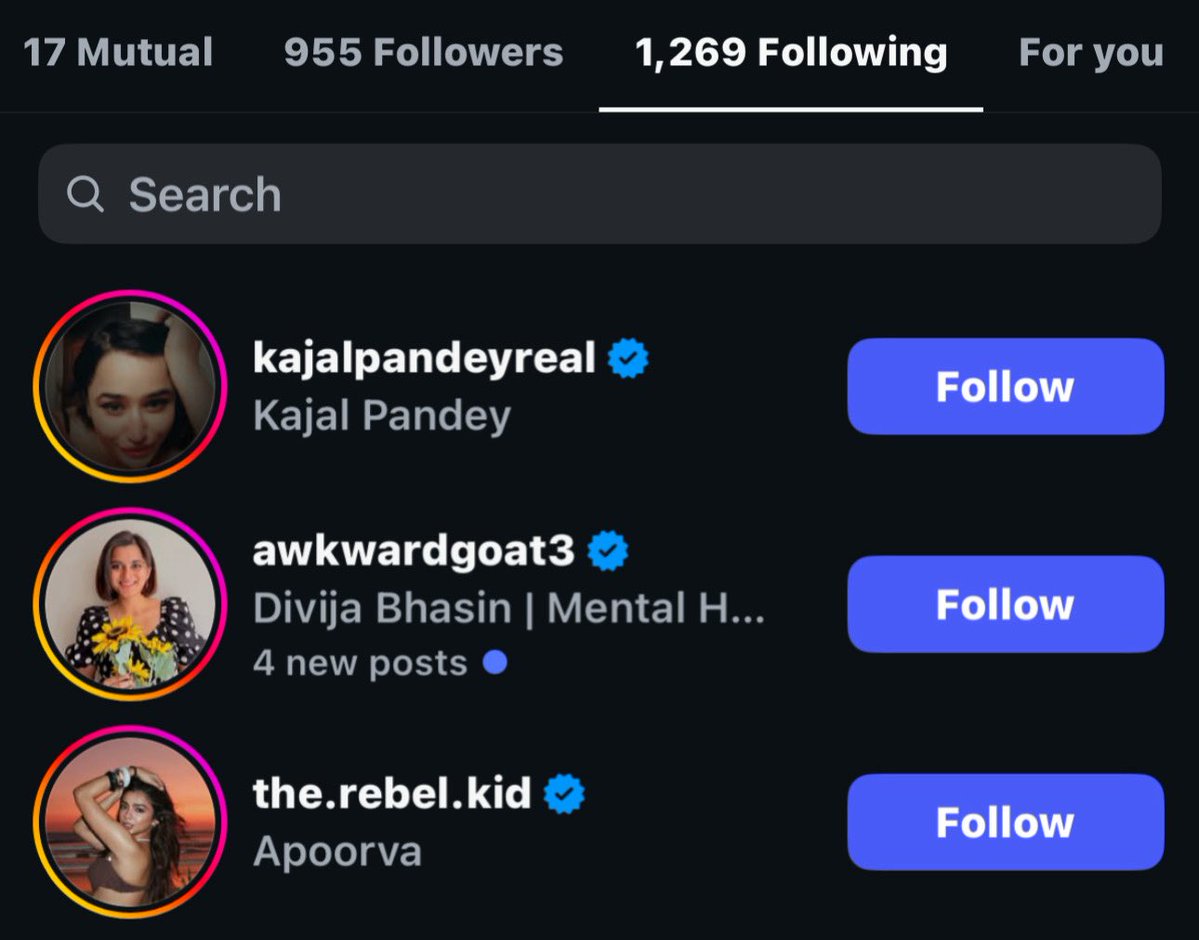 My parents asked me to meet a girl for marriage. I met her and I liked her, but after coming home, I checked her Instagram and saw these three names in her following list. Now I’m confused about what to do next.😬