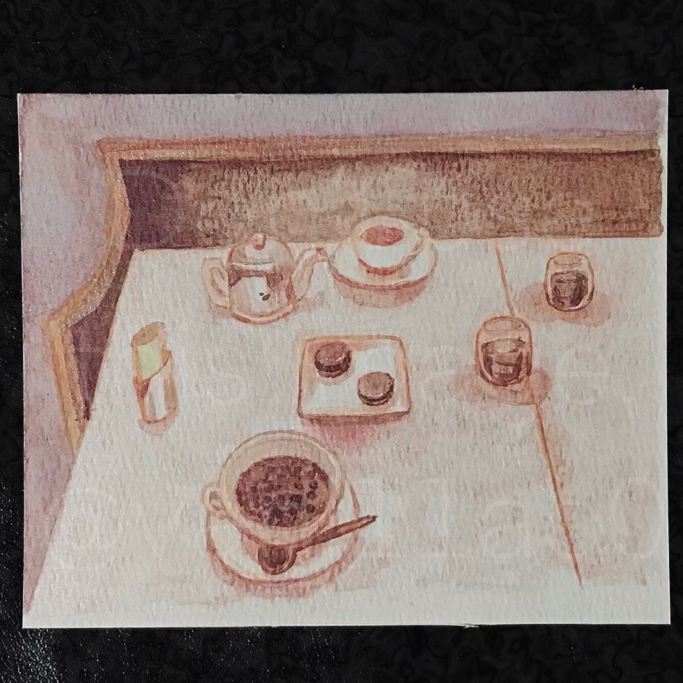 #ファーバーカステル イラストコンテスト今月も開催ありがとうございます！

#FCイラコン

11月のテーマ『ちゃいろ』

コスメのアイシャドウを絵の具にしたものを使用しました