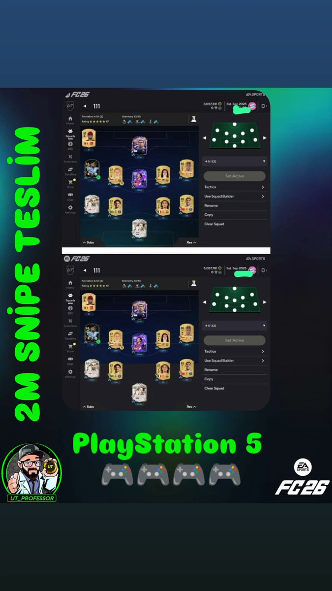 Snipe satış hizmetimiz devam ediyor.
%100 güvenli 🤝🤝
#fc26 #eafc26 #fc26coin
#ugurkaya