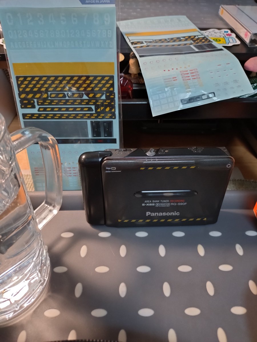 funkfunkfunk3's tweet image. どうしても擦れちゃう場所にシールを貼ったケド〜歪んだ（笑）#山田化学 #Panasonic