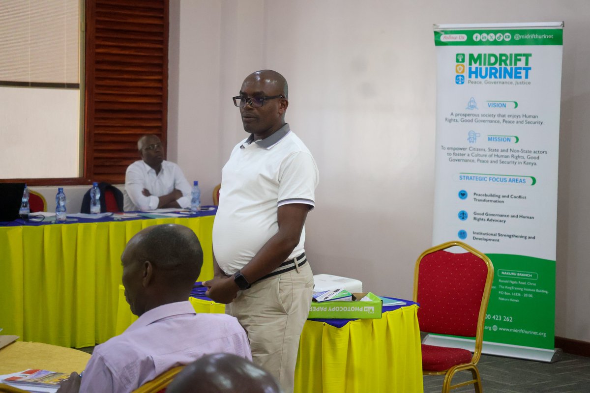 Midrifthurinet's tweet image. The session on Community Peace Strategies and Collaboration with State and Non-State Actors reaffirmed that sustainable peace requires collective ownership and shared responsibility. 

For the Peace Monitors, this amplified their pivotal role as connectors between institutions…