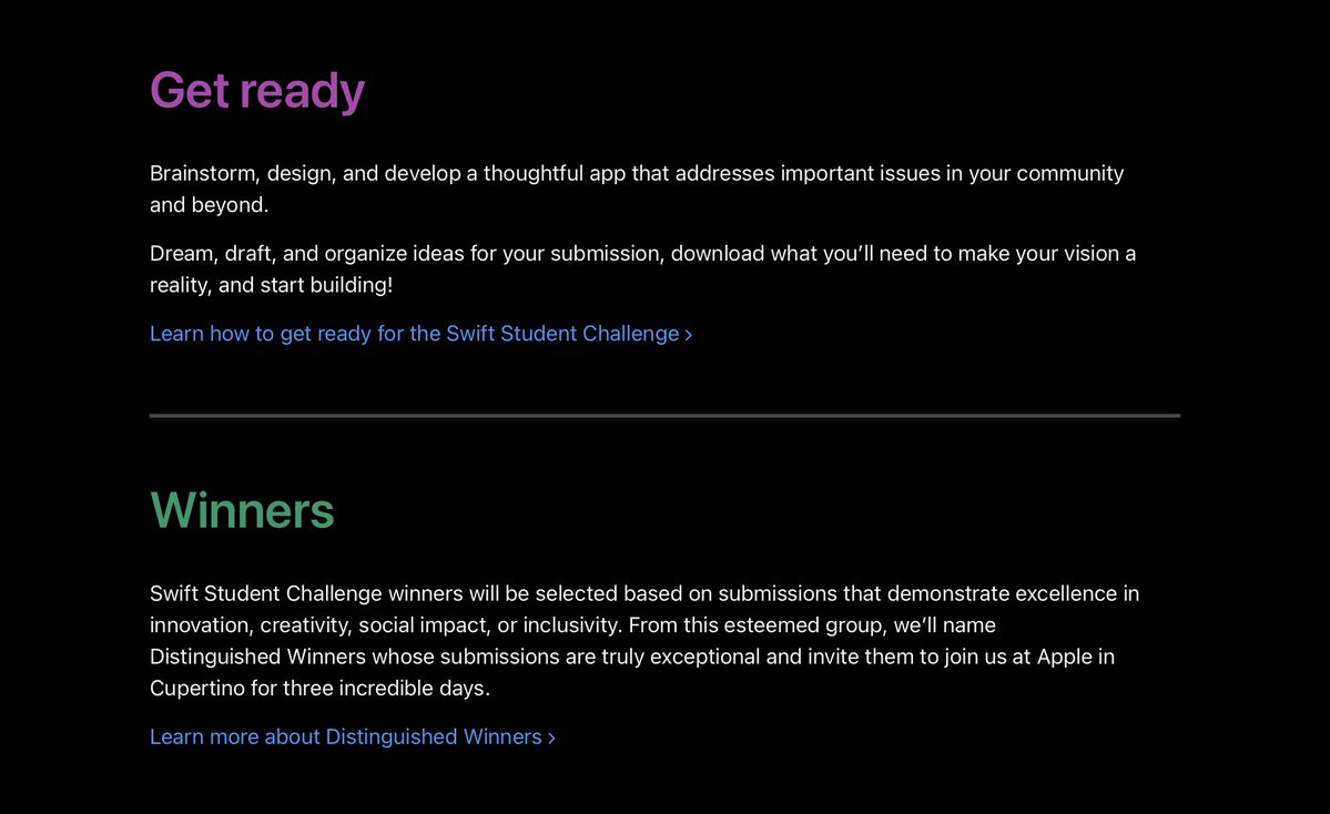 PiotrekJeremicz's tweet image. Firstly, check Apple Developer webpage for some small research. Even #Apple left some tips and ideas that you can use on your own. 🔍

Every good idea should be put on the paper. Add some details and check next day if this plan is okay to be a #swiftstudentchallenge submission.📚