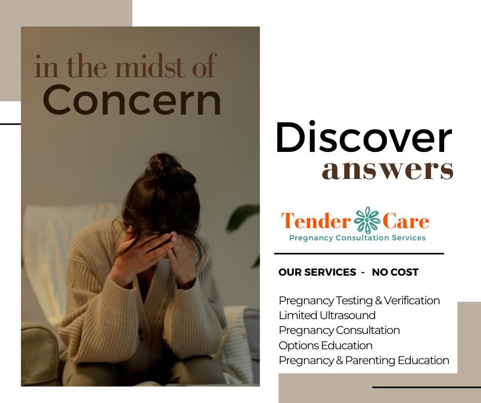 TCPregnancyCtr's tweet image. In the midst of pregnancy concerns, explore options and find answers at Tender Care. #pregnancysupport #pregnancyconcerns