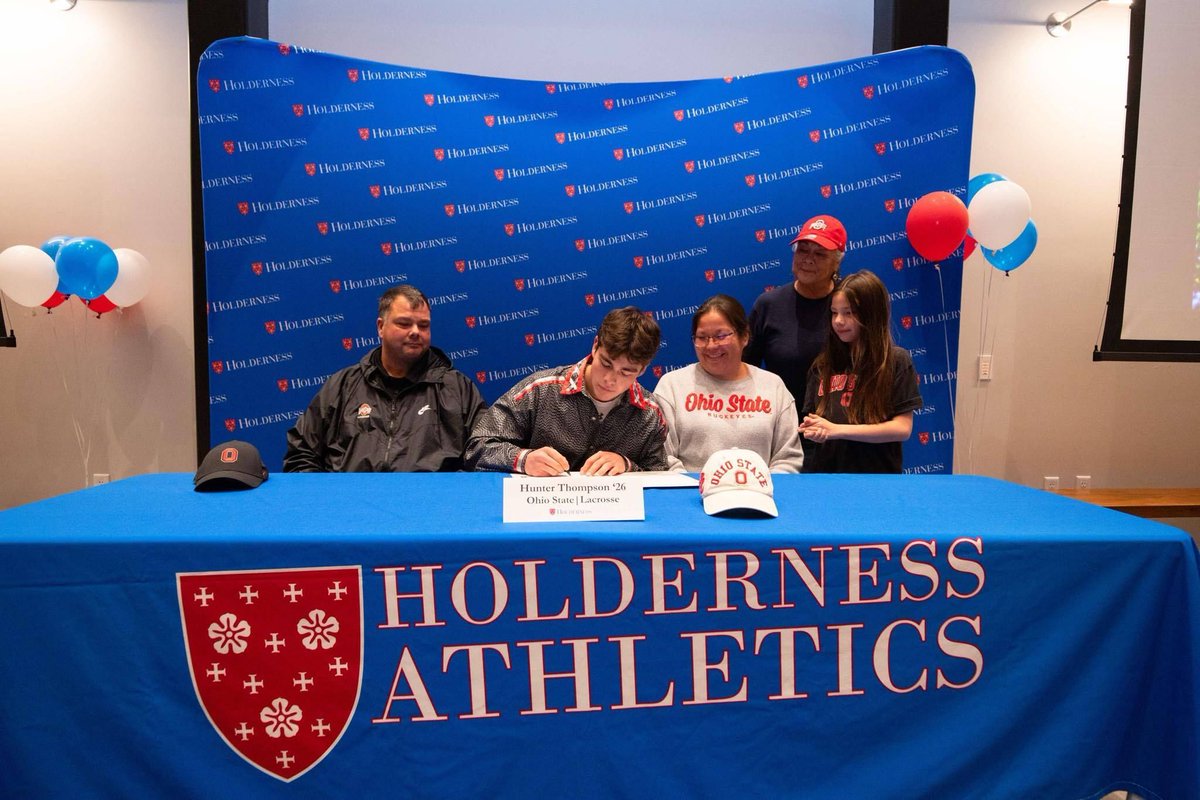 ndnsports's tweet image. Congratulations to Hunter Thompson, Mohawk from Akwesasne, who signed his contract to continue his education and lacrosse career with the Ohio State University men’s lacrosse program
#NativePreps #Mohawk