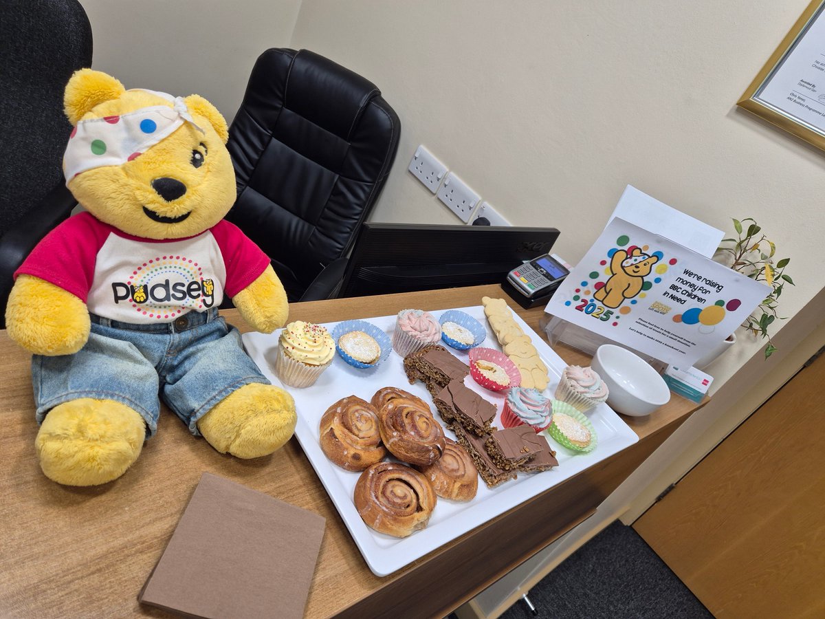 williamsdenton's tweet photo. Last week our team held a cake sale and raised £240 pounds for Children in Need!

👏 We would like to thank everyone involved for a fantastic effort, which included our clients and staff for their generous donations.

#ChildrenInNeed #EinTîm #OurTeam #WilliamsDenton https://t.co/NSyHHCZbub