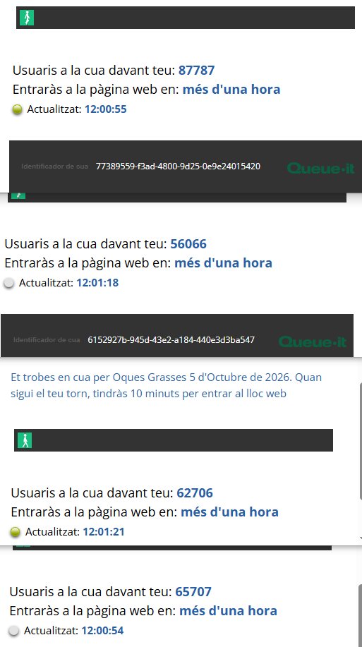 aridxon's tweet photo. Mamma mia quins números... pinta fotut aconseguir entrades per Oques... https://t.co/gb31DE0b1q