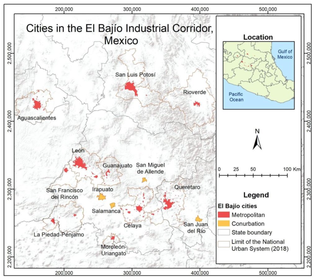 Surface Urban Heat Island and Thermal Profiles Using Digital Image Analysis of Cities in the El Bajío Industrial Corridor, Mexico, in 2020

✍ by Sandra Lizbeth Medina-Fernández et al.
🖇️ Read full article: mdpi.com/2673-4834/4/1/7