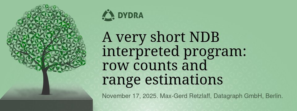 dydradata's tweet image. This is the third article in a series on using #NDB interpreted code (IC) programs with @RonDB_ai and discusses an example of a very short but still very useful interpreted code program. It describes the actually essential implementation for Dydra.

blog.dydra.com/@datagenous/a-…