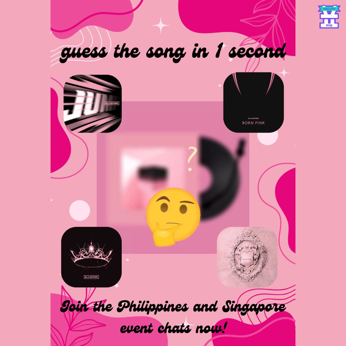 HallyuPyo's tweet image. BLACKPINK Daily Challenge (17–22 Nov) 💗
7PM KST → Join SG/PH chats → Answer → Win 🎁
#HallyuPyo #BLACKPINK #AppChallenge