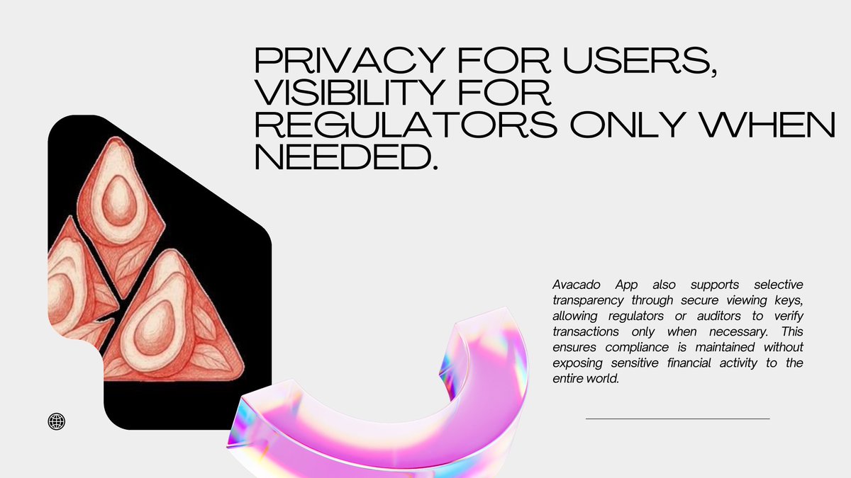 TarunKoushal9's tweet image. At the same time, regulators or auditors can be given selective transparency through secure viewing keys. This allows verification when needed without exposing everything to the entire world. ⚡🔒