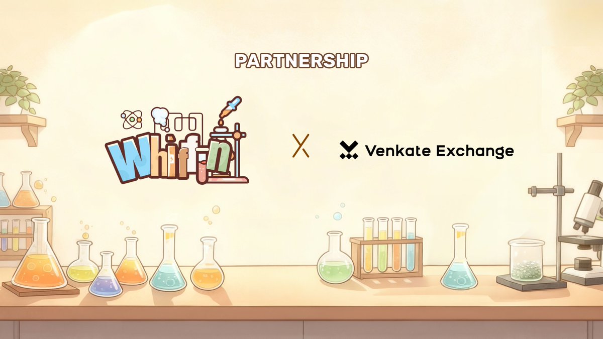 Whiffin 🤝 Venkate Exchange

We’re excited to announce our partnership with <a href="/Venkate_io/">Venkate</a> , the Web3 CEX inspired by the god of wealth and known for its high-reward campaigns, strong community tools, and seamless trading experience for both beginners and advanced crypto users.