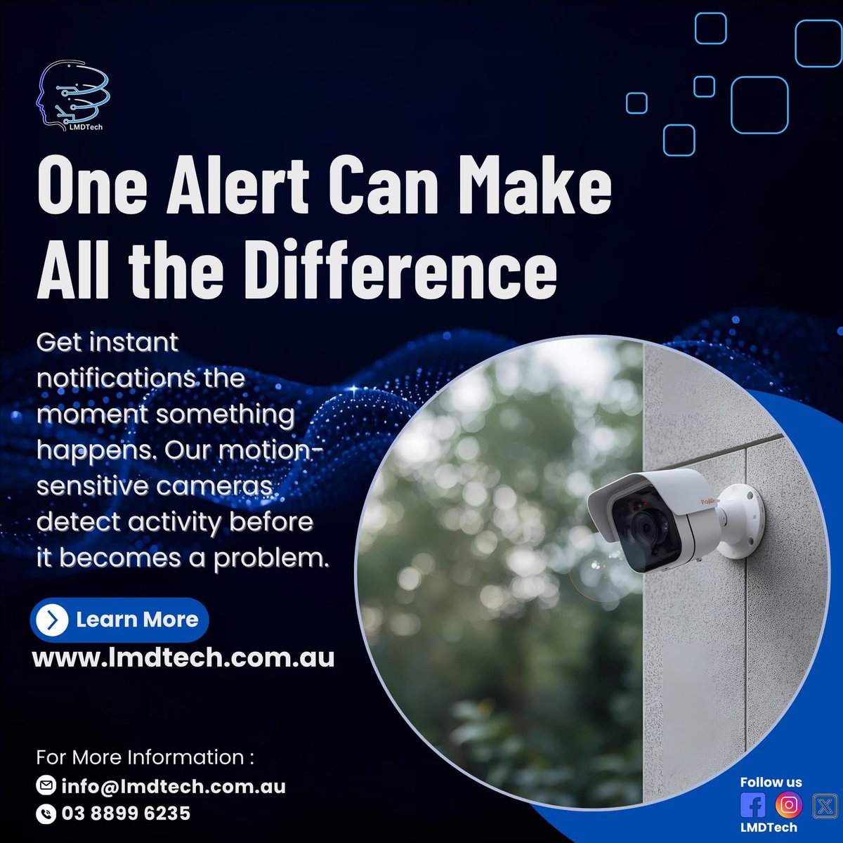 LmdTech's tweet image. Don’t wait until it’s too late.
Our motion-activated cameras send instant alerts — keeping you aware and in control 24/7.

#SmartCameras #SecuritySolutions #MotionAlert #HomeProtection #LMDTech #SafeAndSecure #24_7Monitoring