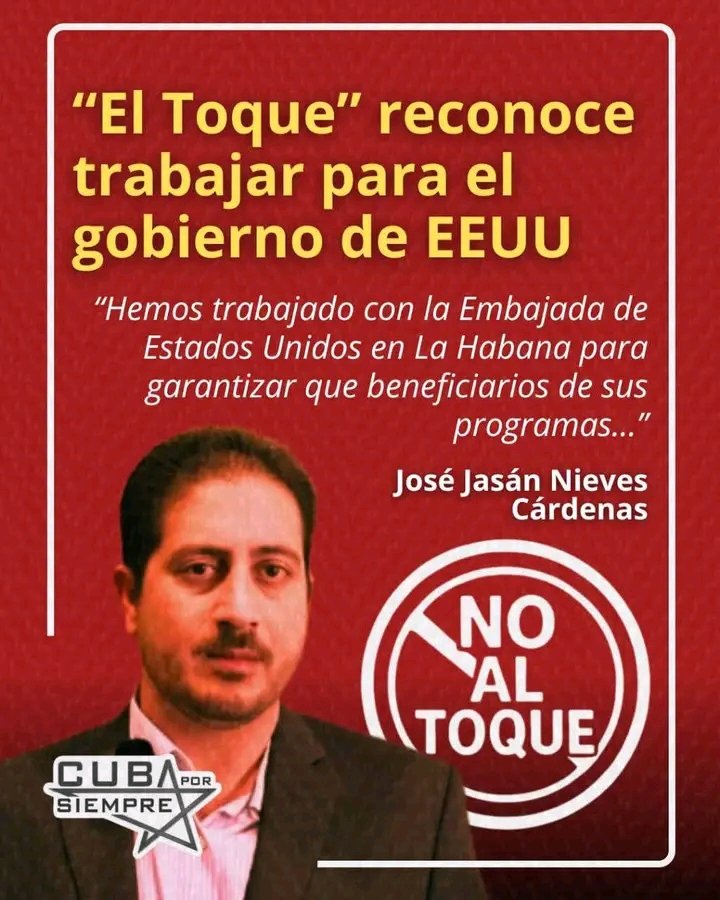 morales_idael's tweet photo. Diga no al Toque ...
Es una forma de enriquecerse a costa del Pueblo .
#ElToqueJode https://t.co/CHqordQujV