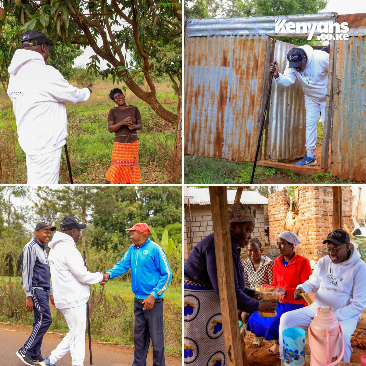 Rigathi Gachagua campaigns door-to-door across Mbeere North for Newton Karish’s MP bid