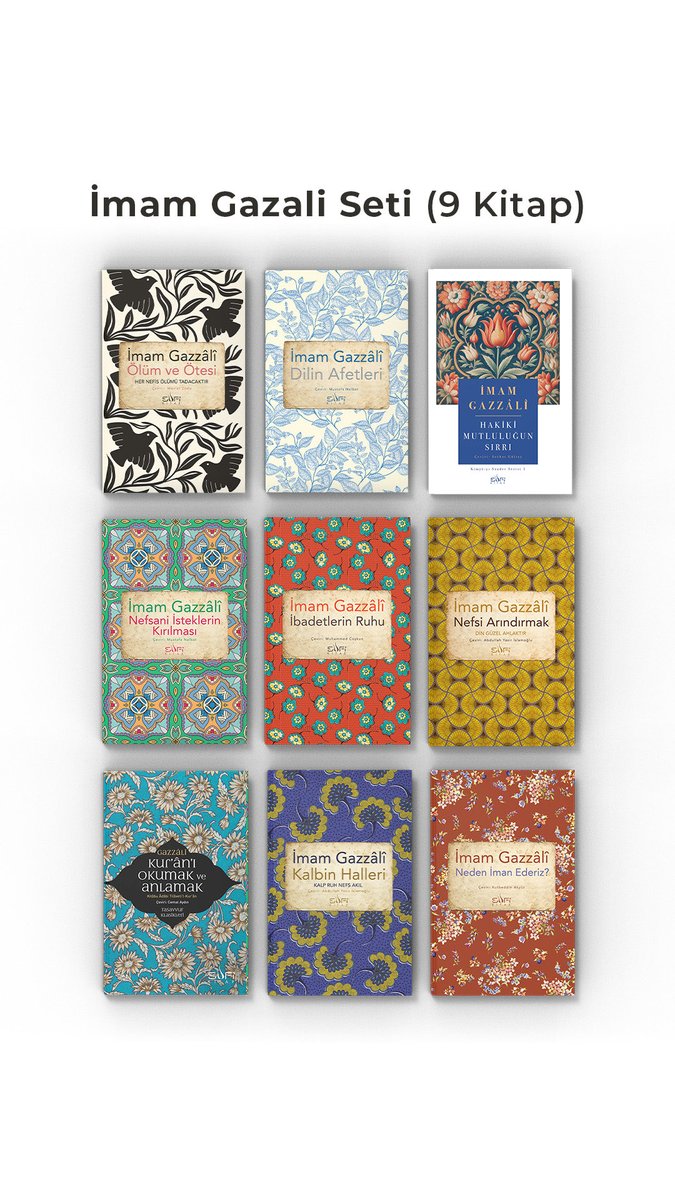 1 kişiye İmam Gazali Seti hediye! 

Katılım şartları:
- <a href="/kavvamadam/">İbrahim</a>'ı takip etmek,
- Bu tweeti yeniden paylaşmak,
- Yoruma bir arkadaşını etiketlemek.

Son katılım tarihi: 1 Aralık