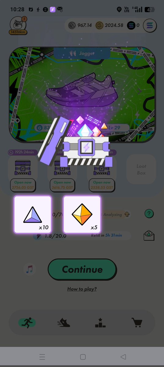 STEPN82291017's tweet image. 今日は26エナ。
MB Lv.8開封は・・
GOの背景は福井城址（福井県・2019年5月）
STEPNアクティベーションコードどうぞっ
78121611
#STEPN
#activationcode
#stepnactivationcode
#STEPNGO