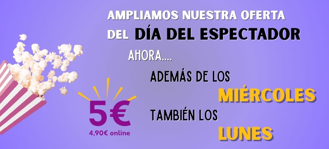 ☝🏻 Que no se te olvide que ahora en Multicines Guadalajara tenemos DOS días del espectador a la semana