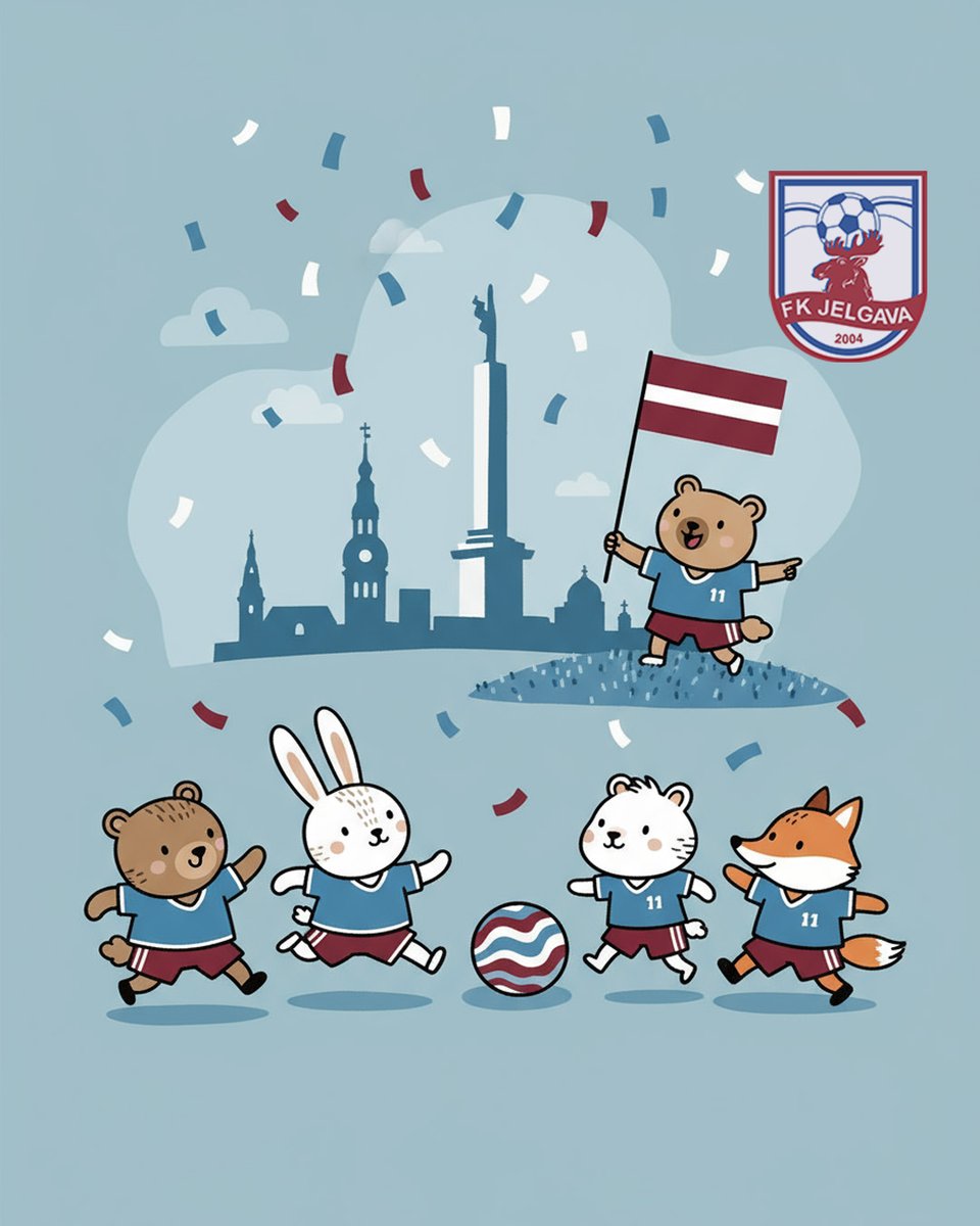 🇱🇻 Sveicam Latvijas dzimšanas dienā! ❤️🤍❤️
Lepojamies būt daļa no savas zemes, spēlēt par Jelgavu un Latviju! ⚽
Kopā mēs esam stipri – laukumā un dzīvē! 💪
#fkjelgava #Latvija #18novembris #Jelgava #futbols