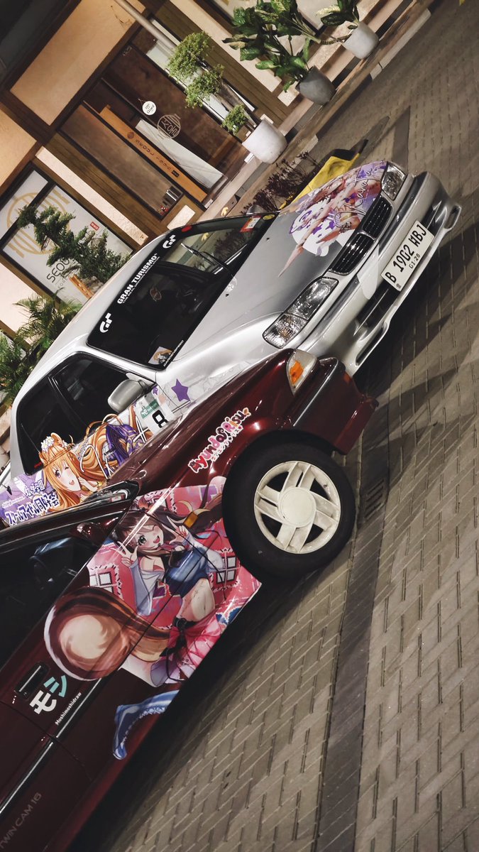 tsumayojicraft_'s tweet photo. The Everything Must Go! 🔥

Twincam Risu 🐿️ ASELI Yogyakarta - 1991
All Mew Kanata 🐑 KHAS Purbalingga - 1999

With @Gigiihsan

#Toyota #Corolla #AE92 #AE112
#4AGE #7AFE #Itasha 

#Hololive #ラブライブ
#iRISUtration #Ayunda_Risu
#近江彼方 #虹ヶ咲学園スクールアイドル同好会 https://t.co/JOqIgATy1I
