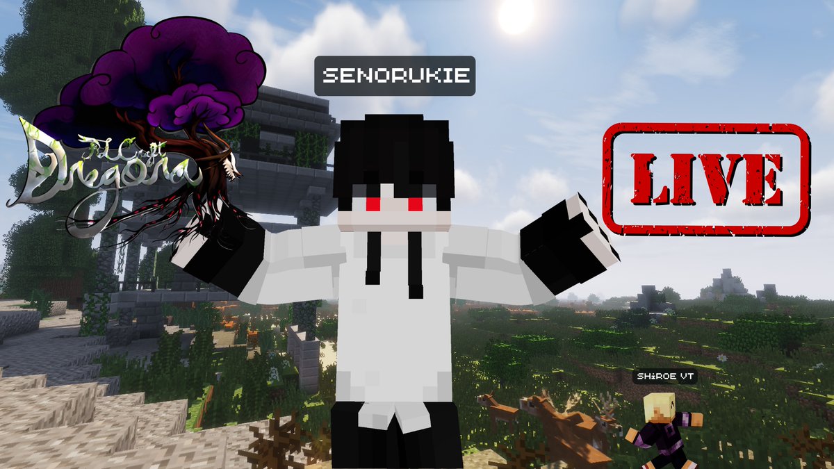 SenoRukie's tweet image. Extra Stream Today PT3 (RLCraft Dragora) 
With @Shiroe_Ch  
TIME: 8:30PM ITC  LIVE on YouTube: youtube.com/@senorukie?si=… #Seno #PNGTuberUprising #pngtuberkh #mincraft #rlcraft