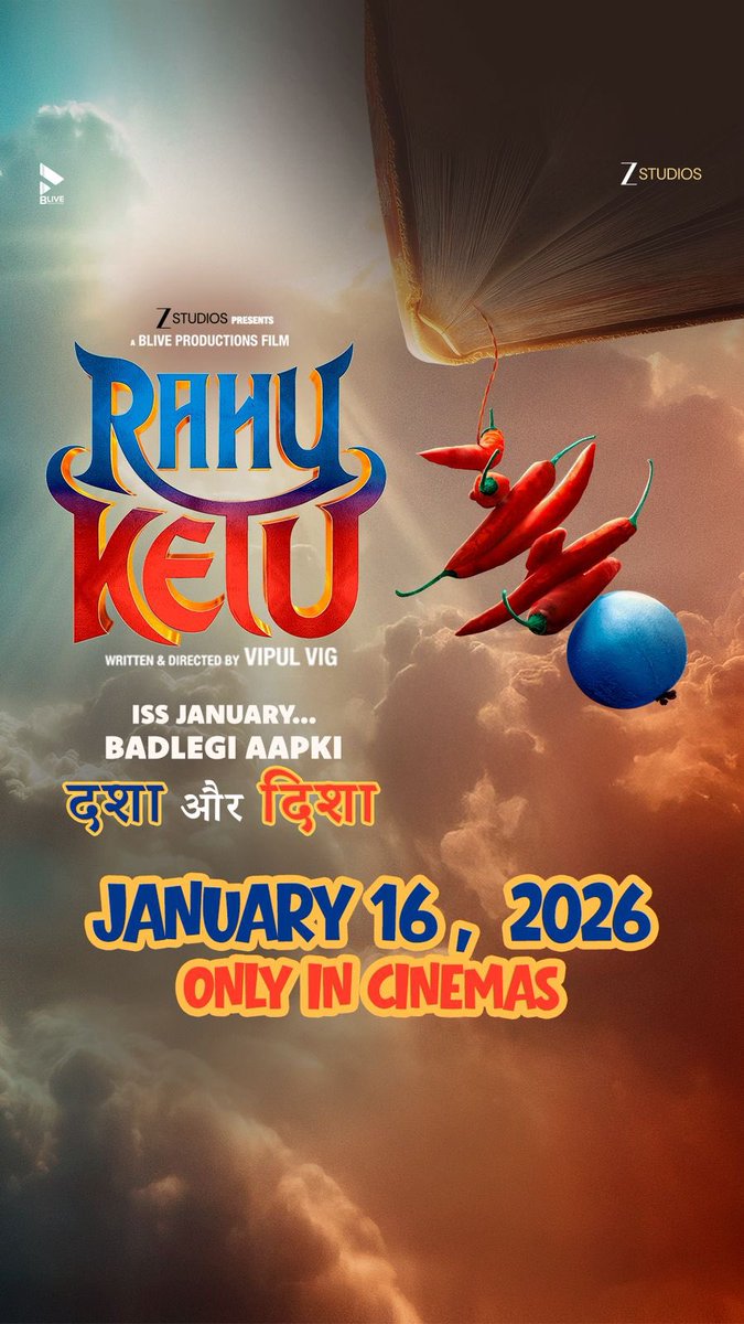 The Stars Align for Laughter as Zee Studios &amp; BLive Release Rahu Ketu on 16 January 2026!

At a time when action spectacles and sweeping love stories dominate the big screen, #ZeeStudios and #BLiveProductions are set to deliver a refreshing change of pace with #RahuKetu a film
